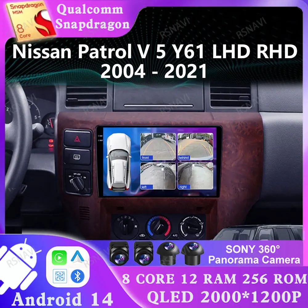 Android 14 For Nissan Patrol V 5 Y61 LHD RHD 2004 - 2021 DVD 5G WIFI Viedo Player Head Unit AUTO 4G LTE Multimedia Stereo GPS
Android 14 For Nissan Patrol V 5 Y61 LHD RHD 2004 - 2021 DVD 5G WIFI Viedo Player Head Unit AUTO 4G LTE Multimedia Stereo GPS