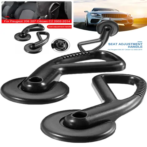 Car Left Right Armrest Handle Seat Adjuster Knob Adjust Lever 9638799977 890586 For Citroen C2 For Peugeot 206 207 Replacement