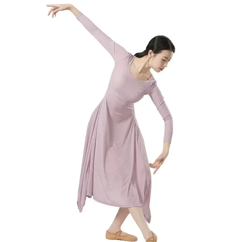 Classical Modern Dance Dress Solid Color New Design Practice & Competition Performance Costume Clothing Supplies
Classical Modern Dance Dress Solid Color New Design Practice & Competition Performance Costume Clothing Supplies
