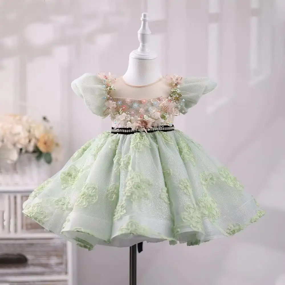 Dreamy Vow Pastel Green Girl Dress Short Puffed Sleeves Embroidered for Kids Holiday Birthday Party Knee Length Ball Gown J406
Dreamy Vow Pastel Green Girl Dress Short Puffed Sleeves Embroidered for Kids Holiday Birthday Party Knee Length Ball Gown J406