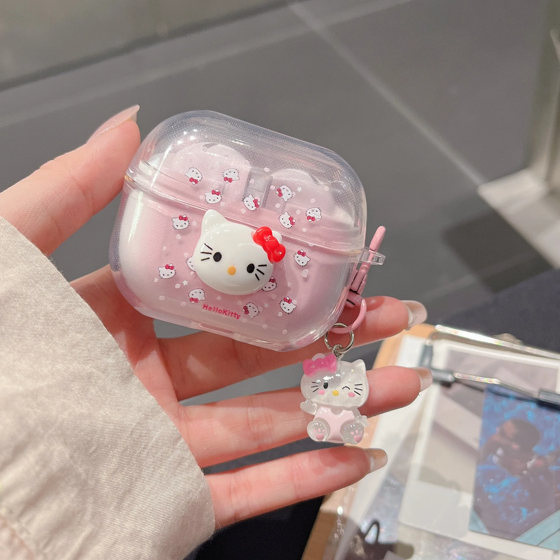 Cartoon Kitty Cat Cover For Samsung Galaxy Buds 3 FE Case For Galaxy Buds3 or 3 Pro Bluetooth Earphones With Keyring
Cartoon Kitty Cat Cover For Samsung Galaxy Buds 3 FE Case For Galaxy Buds3 or 3 Pro Bluetooth Earphones With Keyring