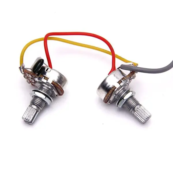 Electric Guitar Circuit Wiring Upgrade Kit with Three Way Toggle Selector Two Volume Two Tone Knobs for LP Style Instrument
Electric Guitar Circuit Wiring Upgrade Kit with Three Way Toggle Selector Two Volume Two Tone Knobs for LP Style Instrument