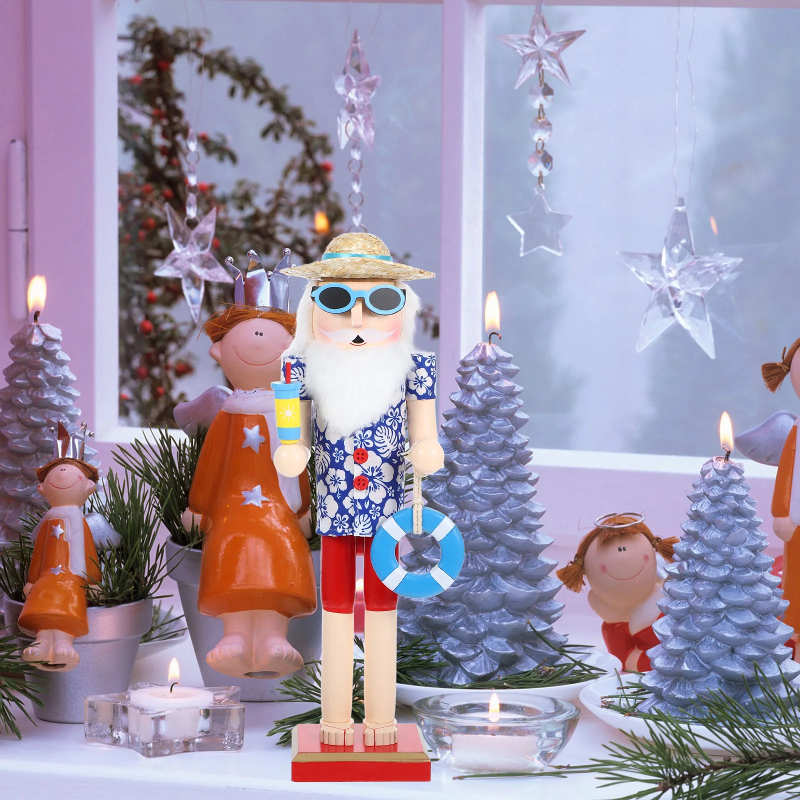 Christmas Nutcracker Ornament Festive Xmas Gifts Home Decor Summer Seaside Statuette Wood Craft Unique Traditional Small Tall
Christmas Nutcracker Ornament Festive Xmas Gifts Home Decor Summer Seaside Statuette Wood Craft Unique Traditional Small Tall