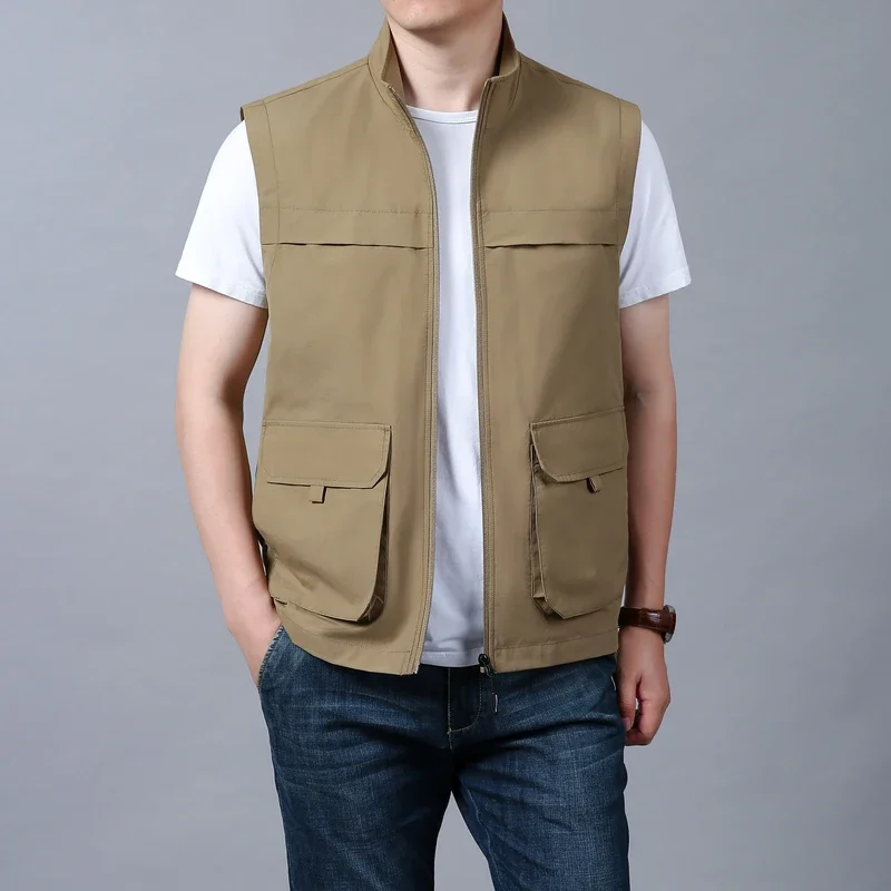 Vest Summer Man Hunting Camping Mountaineering Large Size Men's Suit Sleeveless Jacket Embroidered Outdoor Luxury Clothing Work
Vest Summer Man Hunting Camping Mountaineering Large Size Men's Suit Sleeveless Jacket Embroidered Outdoor Luxury Clothing Work