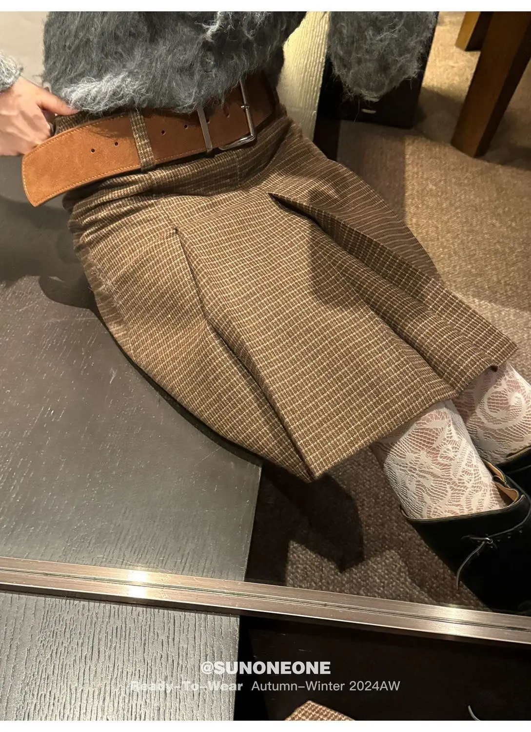 Pleated Plaid Skirt Women Winter A-Line High-End Slim Fit Bodycon Short Skirt
Pleated Plaid Skirt Women Winter A-Line High-End Slim Fit Bodycon Short Skirt