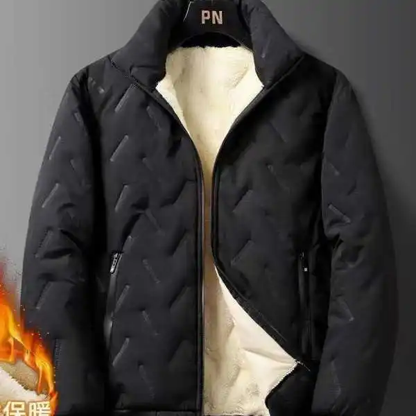 Зимнее мужское хлопковое жакетное морозостойкое свободное пальто больших размеров с накладкой из полиэфирного волокна, теплое бейсбольное пальто с воротником
Зимнее мужское хлопковое жакетное морозостойкое свободное пальто больших размеров с накладкой из полиэфирного волокна, теплое бейсбольное пальто с воротником