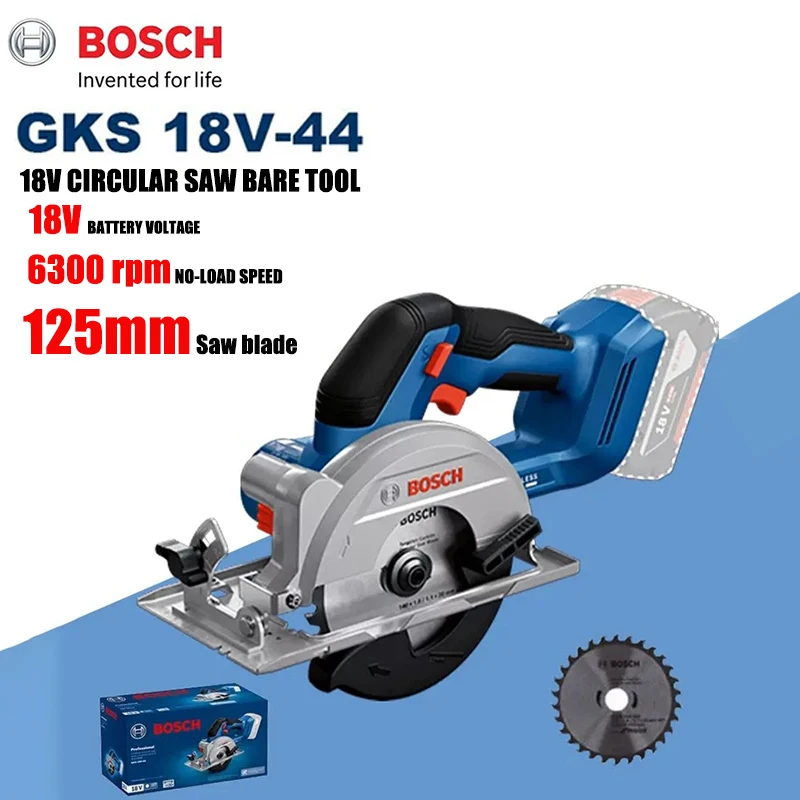 Bosch GKS18V-44 18V Brushless Circular Saw 125mm 6300RPM 0°-45° Multi-Angle Cutting Electric Saw Woodworking Power Tool
Bosch GKS18V-44 18V Brushless Circular Saw 125mm 6300RPM 0°-45° Multi-Angle Cutting Electric Saw Woodworking Power Tool