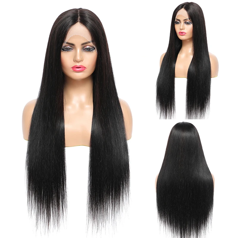 Straight Natural Color Lace Front Human Hair Wigs SOKU Brazilian 13x1 T/L Part Lace Hair Wig For Black Women Middle Part Wig
Straight Natural Color Lace Front Human Hair Wigs SOKU Brazilian 13x1 T/L Part Lace Hair Wig For Black Women Middle Part Wig