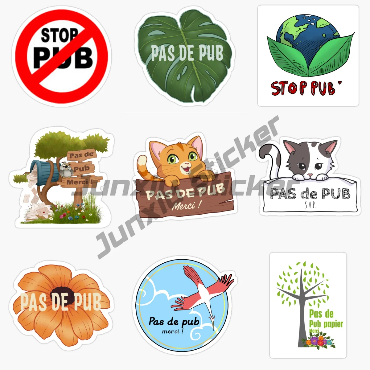 STOP PAS DE PUB MERCI Vinyl Self-adhesive DIY Car Stickers and Decals
STOP PAS DE PUB MERCI Vinyl Self-adhesive DIY Car Stickers and Decals