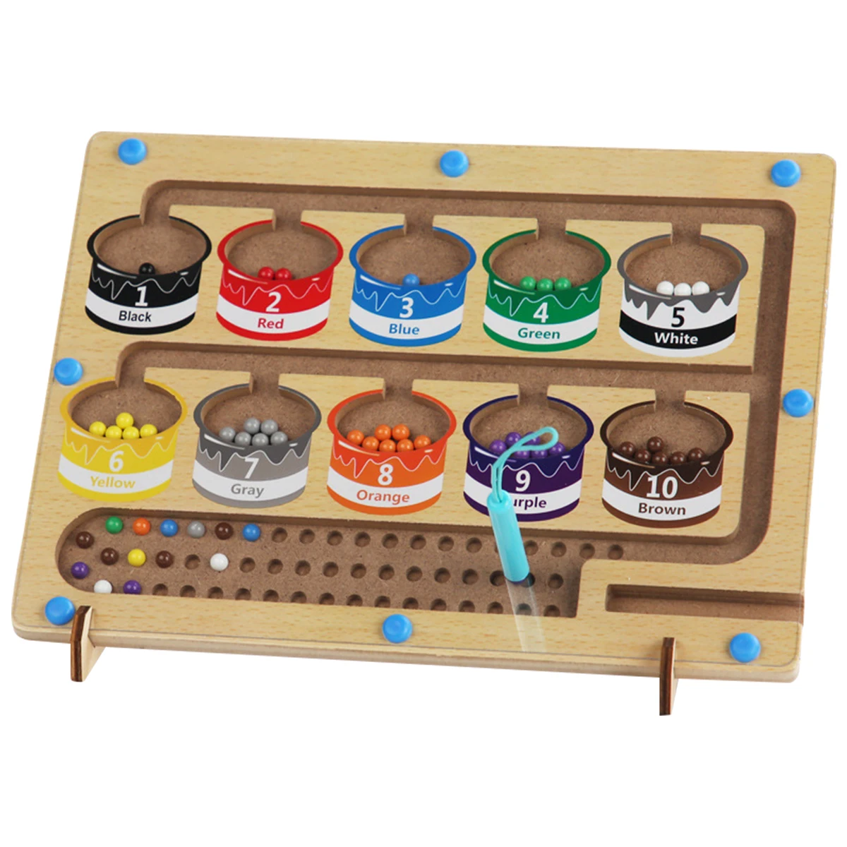 Magnetic Color and Number Maze with Magnetic Pen Wooden Magnetic Counting Maze Educational Toy for Toddlers Party Gifts
Magnetic Color and Number Maze with Magnetic Pen Wooden Magnetic Counting Maze Educational Toy for Toddlers Party Gifts