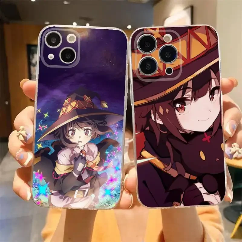 Megumin Konosuba Phone Case For iPhone 11 12 Mini 13 14 Pro XS Max X 8 7 6s Plus 5 SE XR Transparent Shell
Megumin Konosuba Phone Case For iPhone 11 12 Mini 13 14 Pro XS Max X 8 7 6s Plus 5 SE XR Transparent Shell