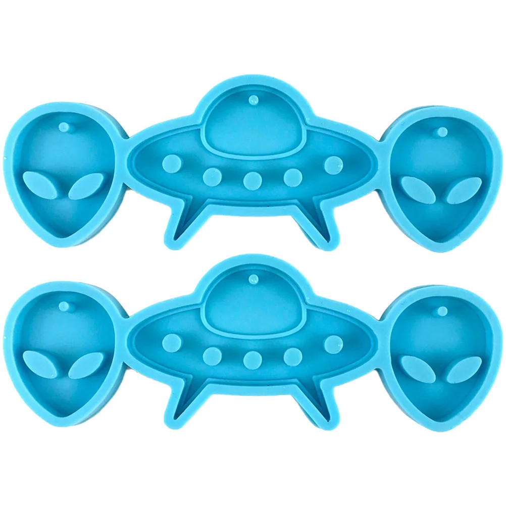 2pcs Earring Necklace Mold Alien Spaceship Silicone DIY Jewelry Craft Keychains Charms Pendant Making Reusable Gifts
2pcs Earring Necklace Mold Alien Spaceship Silicone DIY Jewelry Craft Keychains Charms Pendant Making Reusable Gifts