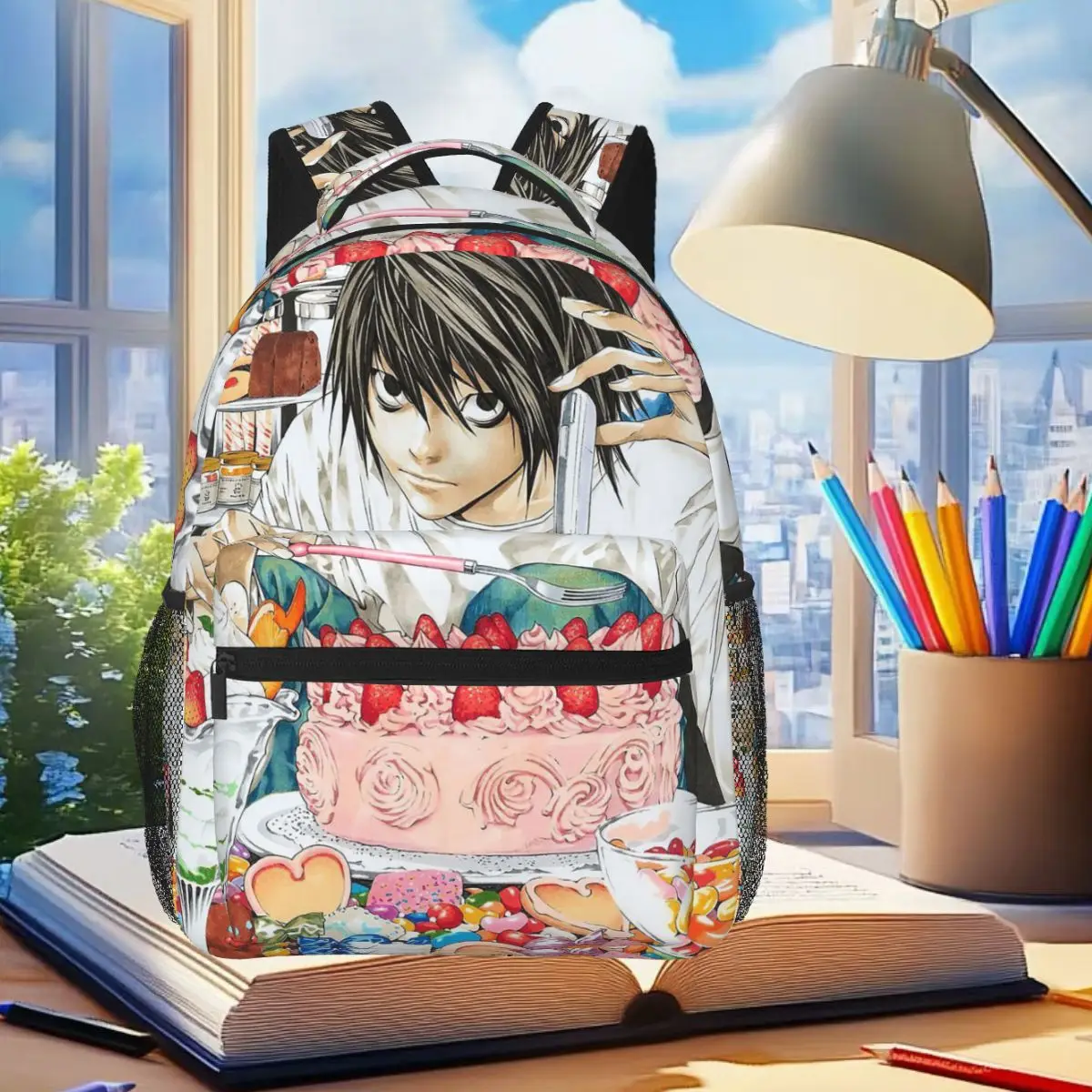 Deaths Notes Ryuk Anime Backpack Student Boys Girls BookBag Children School Bag Laptop Shoulder Bags for Men Women
Deaths Notes Ryuk Anime Backpack Student Boys Girls BookBag Children School Bag Laptop Shoulder Bags for Men Women