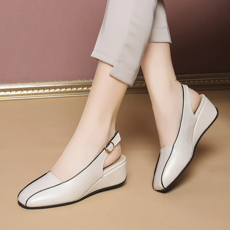 Shallow Mouth Thick Heel Square Sandals Women 2025 Summer British Style Small Leather Shoes Soft Soles A Slip-on Loafers Women
Shallow Mouth Thick Heel Square Sandals Women 2025 Summer British Style Small Leather Shoes Soft Soles A Slip-on Loafers Women