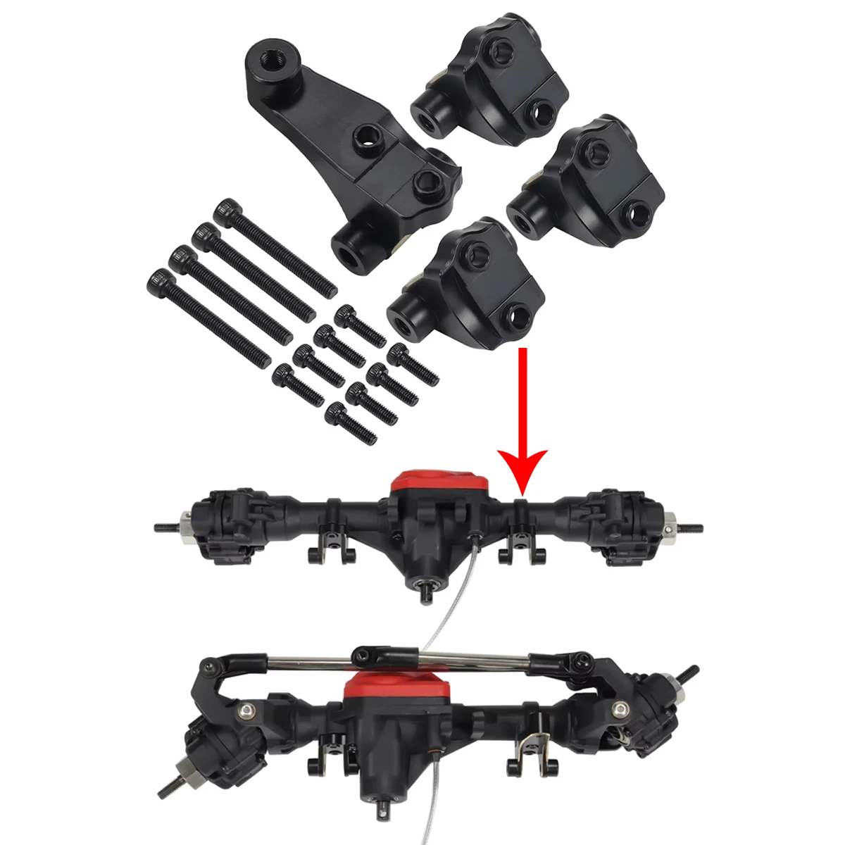 37 г латунные крепления TRX4 с креплением осей Panhard для 1/10 RC Rock Crawler TRX-4 Sport Defender Bronco K5 8227 Upgrade
37 г латунные крепления TRX4 с креплением осей Panhard для 1/10 RC Rock Crawler TRX-4 Sport Defender Bronco K5 8227 Upgrade