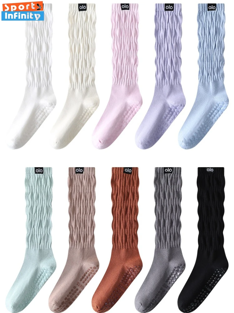 Женские длинные носки для йоги, противоскользящие дышащие носки для пилатеса, вязаные универсальные чулки для девочек, спортивные носки для танцев в помещении и фитнеса
Женские длинные носки для йоги, противоскользящие дышащие носки для пилатеса, вязаные универсальные чулки для девочек, спортивные носки для танцев в помещении и фитнеса
