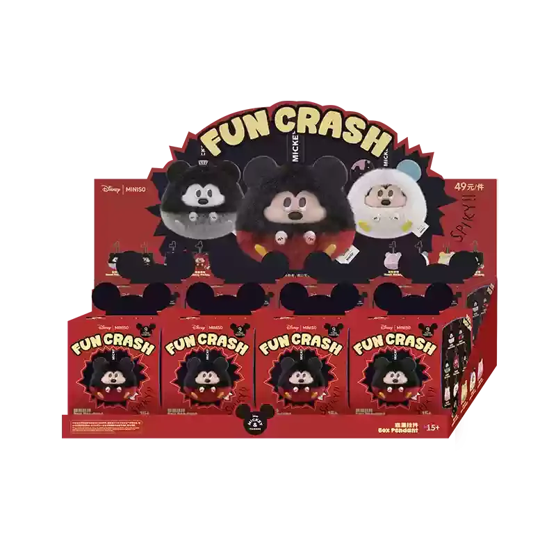 MINISO Mickey Fun Collision Series виниловая плюшевая слепая коробка кулон Коллекционная игрушка в подарок для женщин модный тренд
MINISO Mickey Fun Collision Series виниловая плюшевая слепая коробка кулон Коллекционная игрушка в подарок для женщин модный тренд