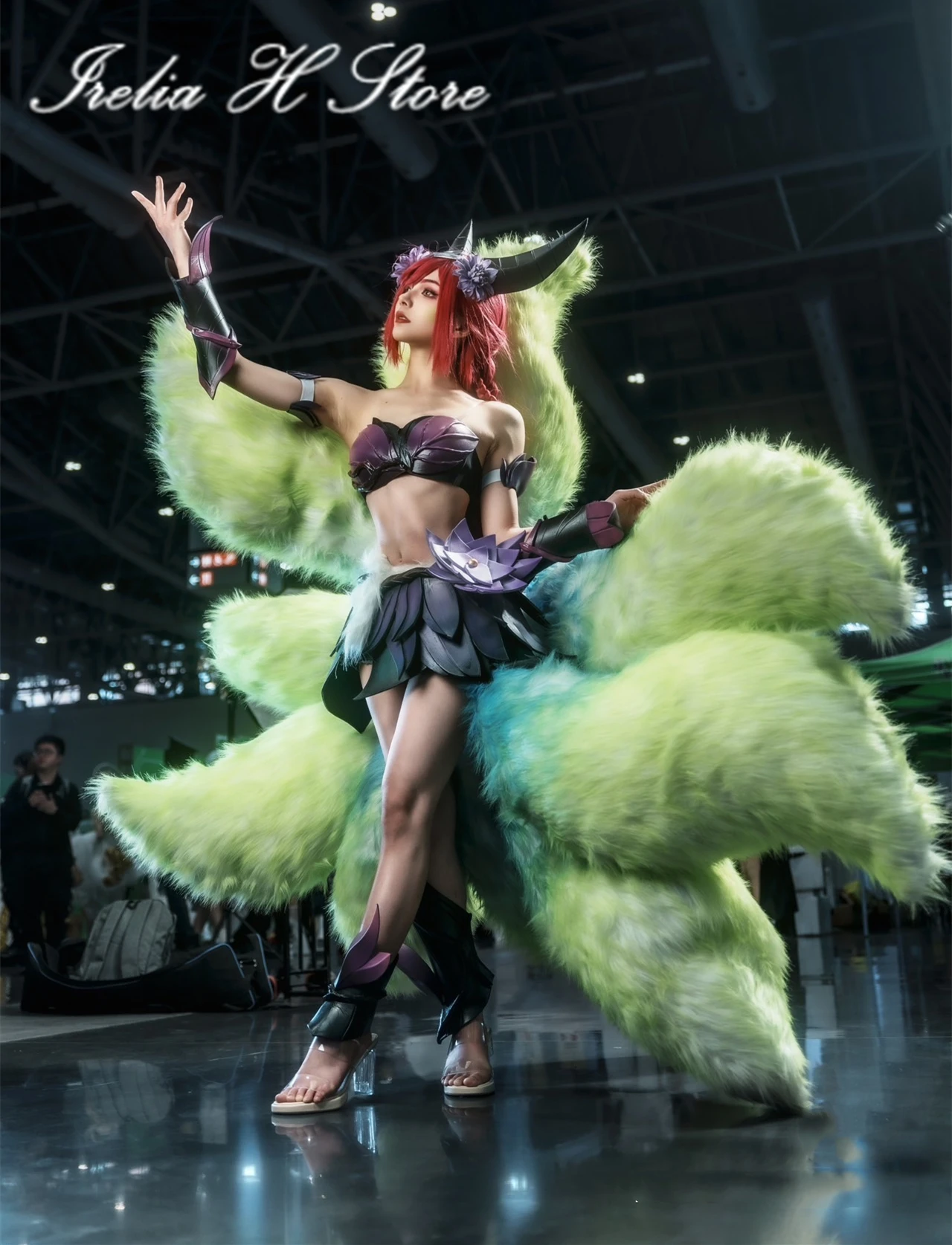 Irelia H LOL Elderwood Ahri Косплей Костюм для женщин Девятихвостая лиса Ари LOL косплей полный комплект парик Нестандартный размер
Irelia H LOL Elderwood Ahri Косплей Костюм для женщин Девятихвостая лиса Ари LOL косплей полный комплект парик Нестандартный размер