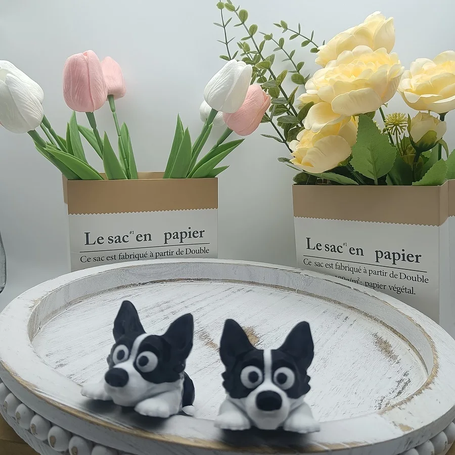 Plastic Sheepdog Ornaments, 3D Printed Border Collie Sculptures, Entrance and Living Room Ornaments, Cute Animal Models
Plastic Sheepdog Ornaments, 3D Printed Border Collie Sculptures, Entrance and Living Room Ornaments, Cute Animal Models
