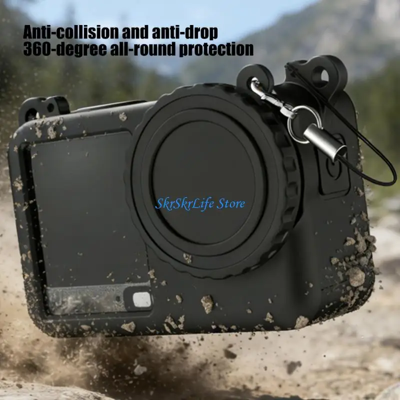 E65E Shock Absorbing Silicone Cover Protector For Action 6Camera Shell Waterproof
E65E Shock Absorbing Silicone Cover Protector For Action 6Camera Shell Waterproof