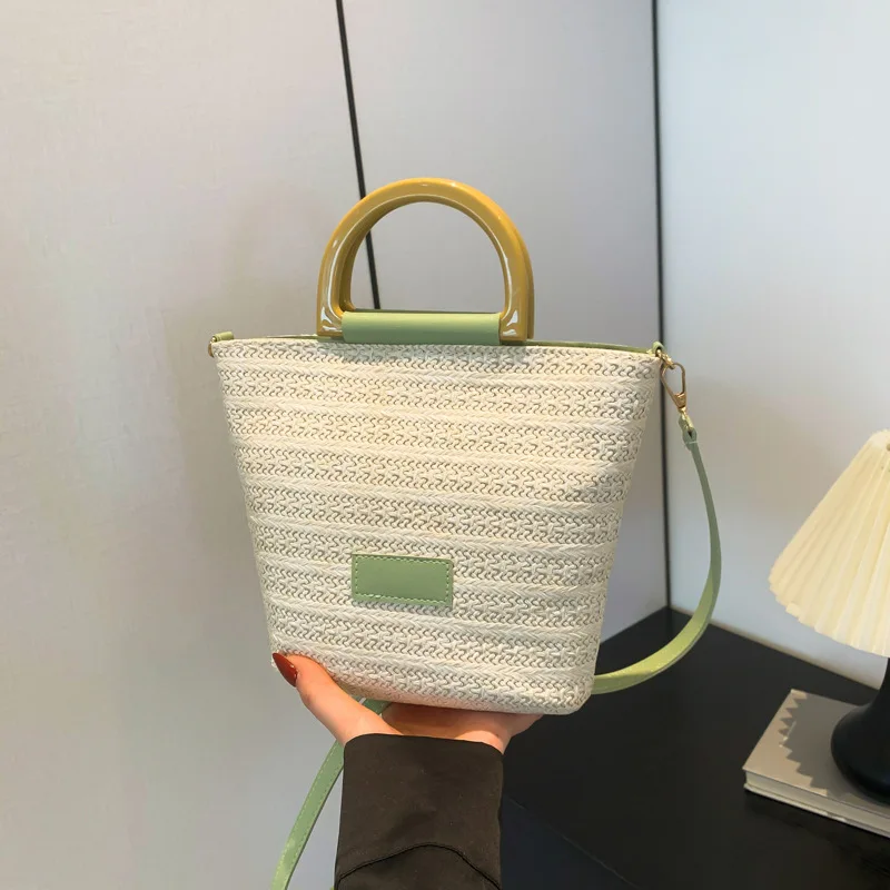 Commuting High-Capacity Straw Woven For Women In 2024 New Fashionable And Versatile Shoulder Bag Popular Underarm Bucket Bag
Commuting High-Capacity Straw Woven For Women In 2024 New Fashionable And Versatile Shoulder Bag Popular Underarm Bucket Bag