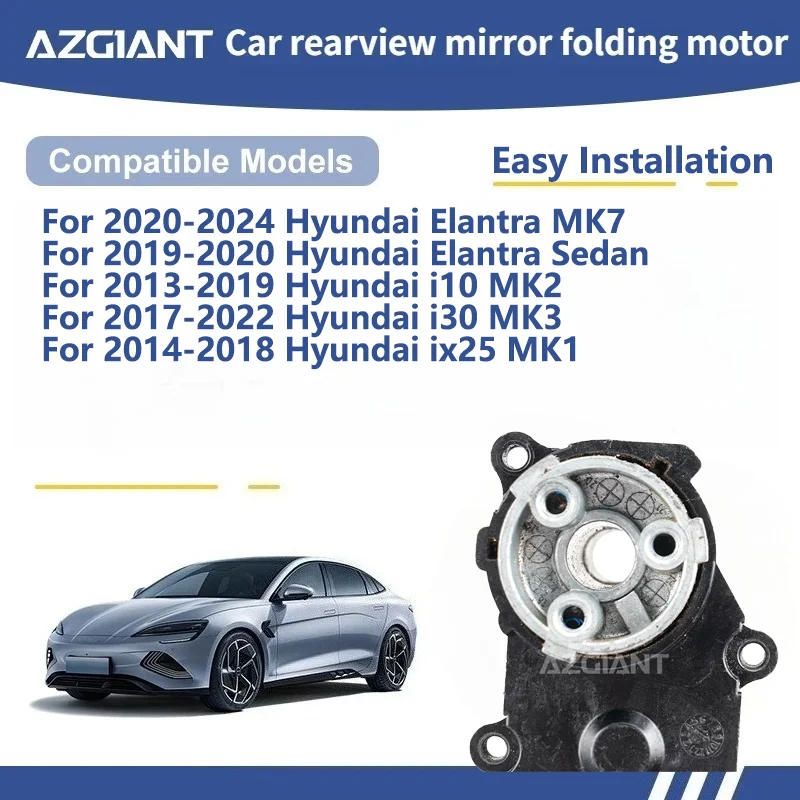 AZGIANT For Hyundai Elantra MK7/Elantra Sedan/i10 MK2/i30 MK3/ix25 MK1 Car Wing Mirror Authentic Folding Motor Power Assembly
AZGIANT For Hyundai Elantra MK7/Elantra Sedan/i10 MK2/i30 MK3/ix25 MK1 Car Wing Mirror Authentic Folding Motor Power Assembly