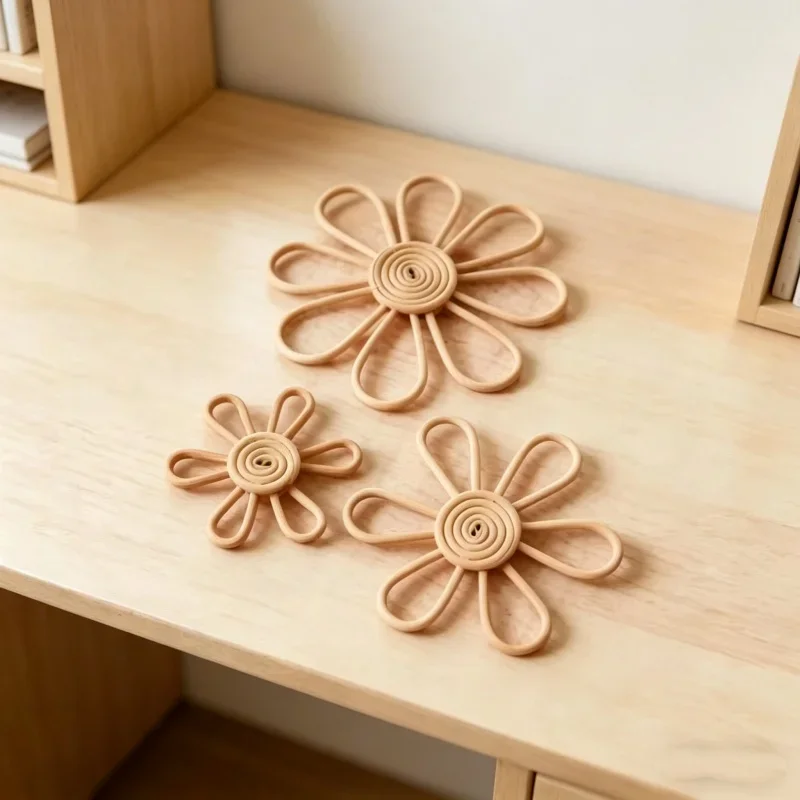 Country Style Handmade Rattan Flower Towel Ring Wall Mounted Accessory Bathroom Rustic House Interior Home Decor Supplies
Country Style Handmade Rattan Flower Towel Ring Wall Mounted Accessory Bathroom Rustic House Interior Home Decor Supplies
