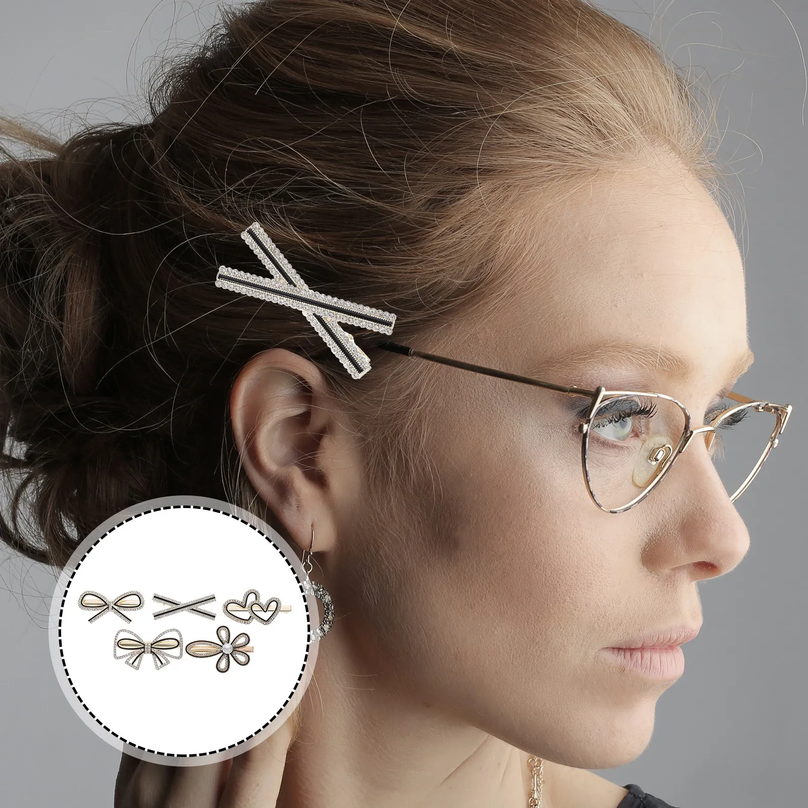 5Pcs Hair Clips Alloy Beaded Small Hairpin Decorative Hair Accessories for Women Girls Elegant Romantic Charming Styles
5Pcs Hair Clips Alloy Beaded Small Hairpin Decorative Hair Accessories for Women Girls Elegant Romantic Charming Styles