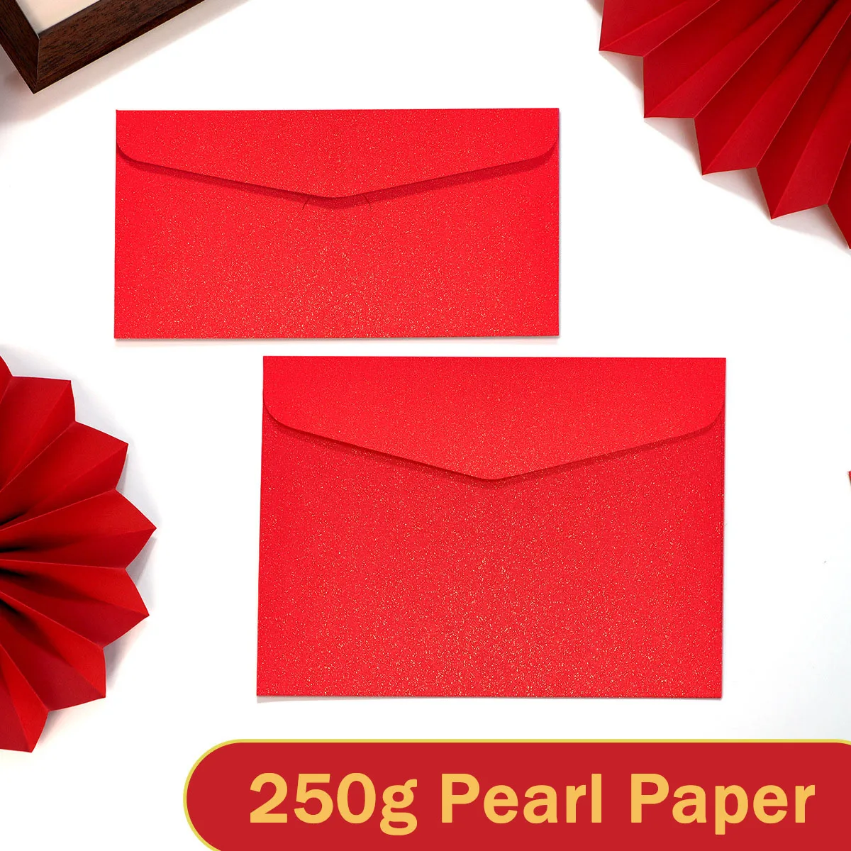50pcs/lot Red Envelopes for Wedding Invitations Business High-grade 250g Pearl Paper Stationery Supplies Storage Bag
50pcs/lot Red Envelopes for Wedding Invitations Business High-grade 250g Pearl Paper Stationery Supplies Storage Bag