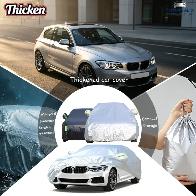 For BMW 1 Series E81 E82 E87 E88 F20 F21 Full Car Cover Outdoor Sun Shade Anti-UV, Waterproof, Snow Rain Protection Auto Cover
For BMW 1 Series E81 E82 E87 E88 F20 F21 Full Car Cover Outdoor Sun Shade Anti-UV, Waterproof, Snow Rain Protection Auto Cover