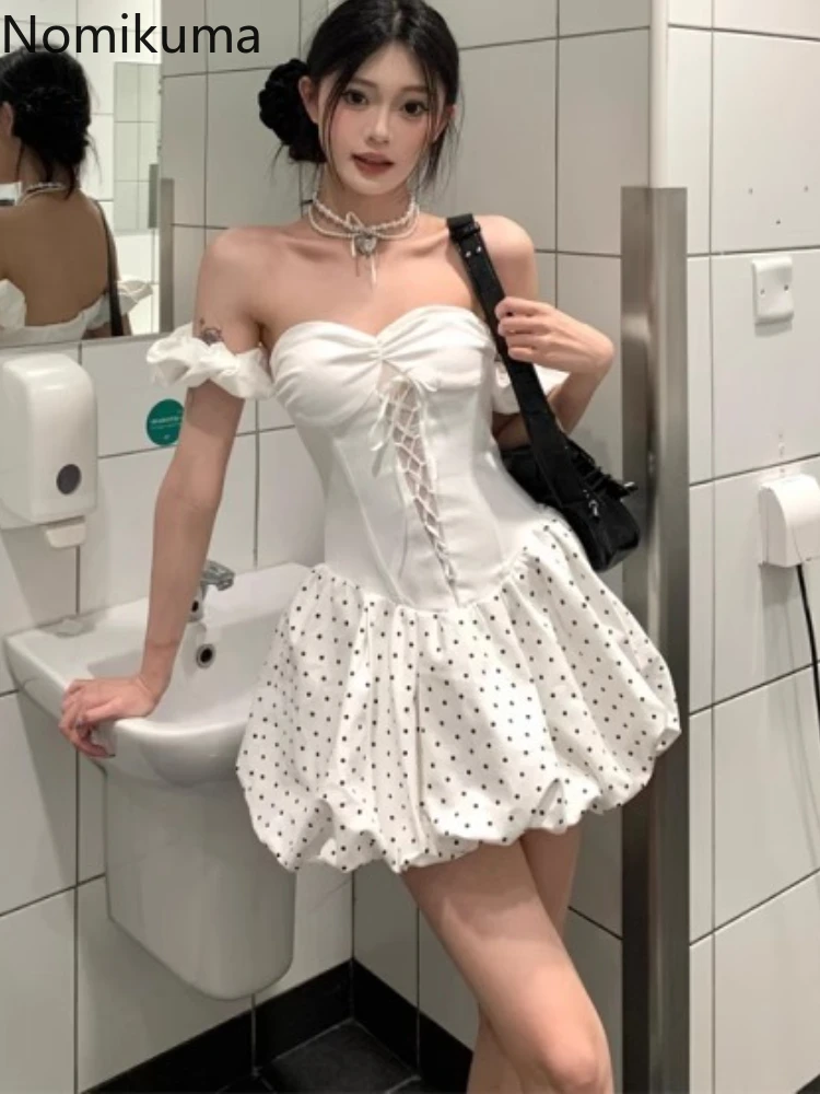 Summer Woman Dress 2025 Vestidos De Mujer Slim Waist Strapless Robe Femme Polka Dot Slim Fit Bandage A-line Sexy Dresses 63f574
Summer Woman Dress 2025 Vestidos De Mujer Slim Waist Strapless Robe Femme Polka Dot Slim Fit Bandage A-line Sexy Dresses 63f574