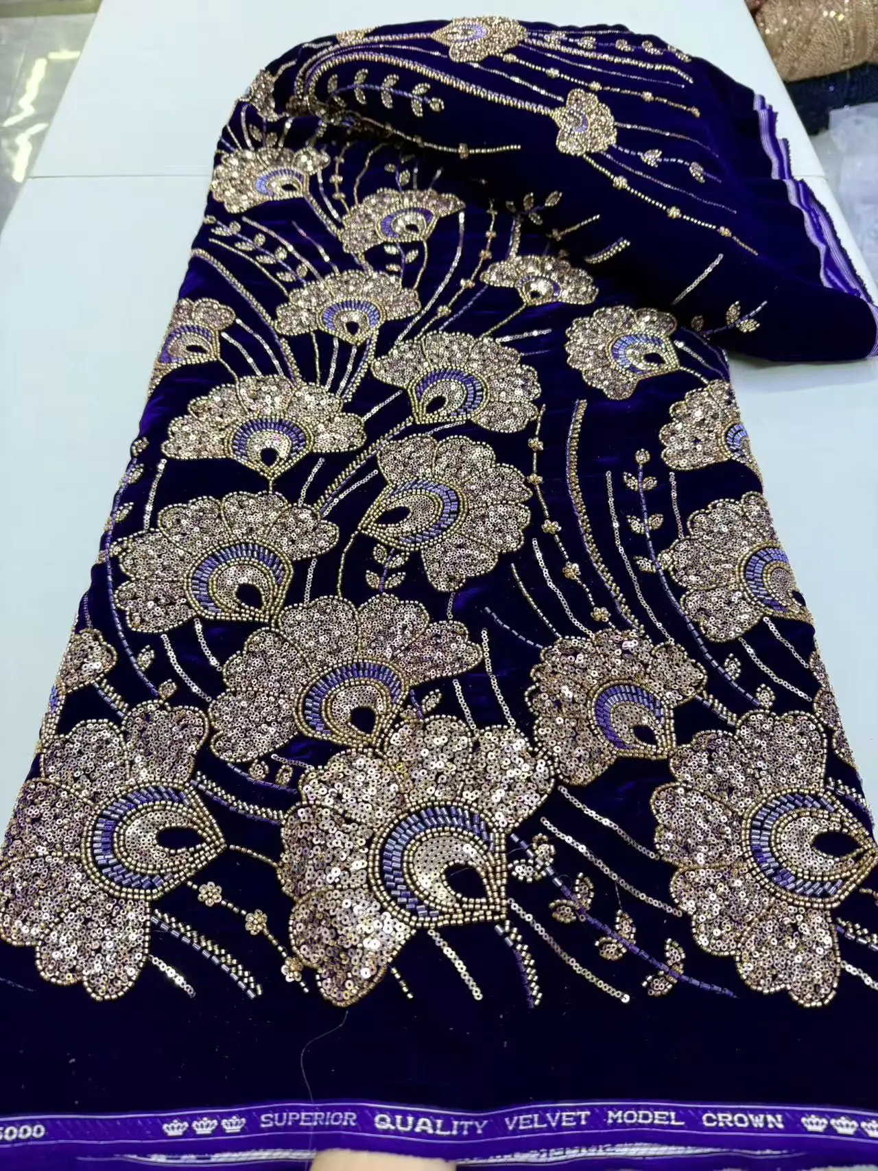 African Nigerian High-Quality Lace Fabric Velvet Sequins Embroidered Guipure for Party Dress Wedding Sewing 2026 JY515
African Nigerian High-Quality Lace Fabric Velvet Sequins Embroidered Guipure for Party Dress Wedding Sewing 2026 JY515