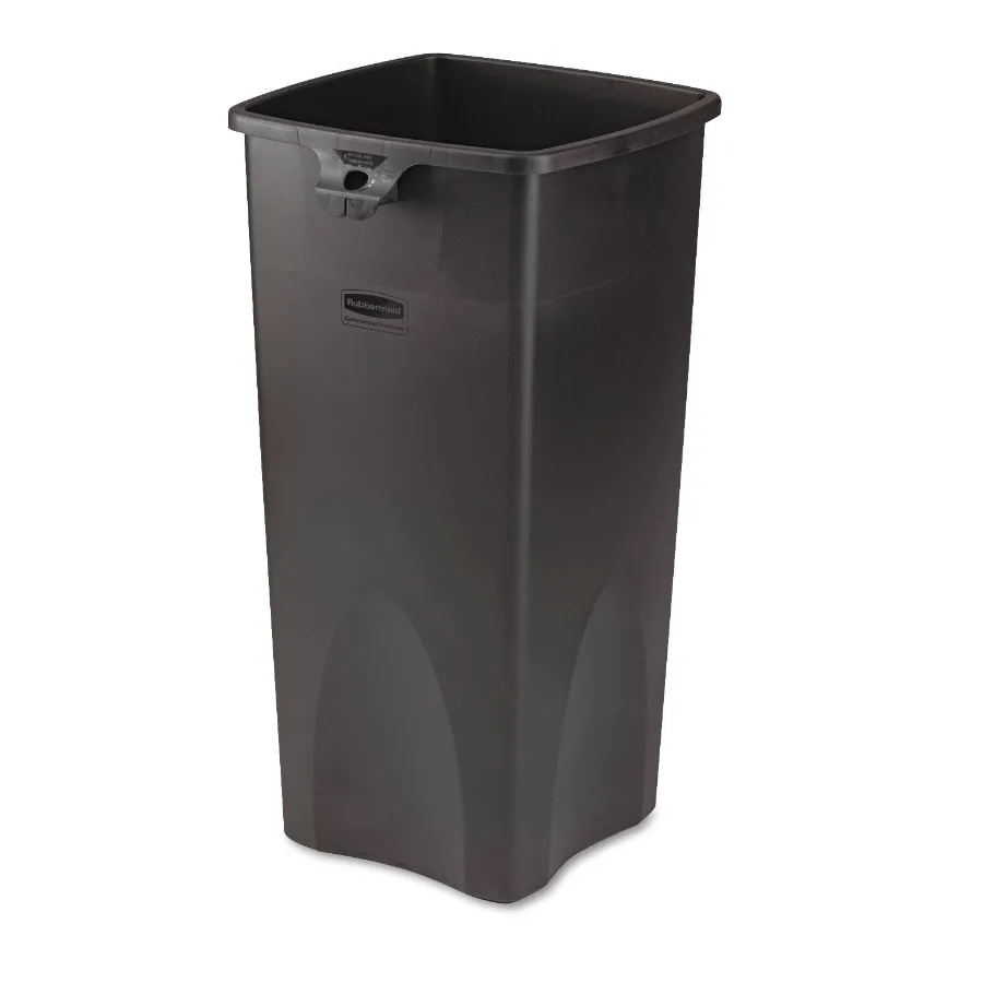 Rubbermaid Commercial Untouchable Square Waste Container, 23-Gallon Heavy-Duty Plastic Trash Can for Offices and Kitchens, Blac
Rubbermaid Commercial Untouchable Square Waste Container, 23-Gallon Heavy-Duty Plastic Trash Can for Offices and Kitchens, Blac