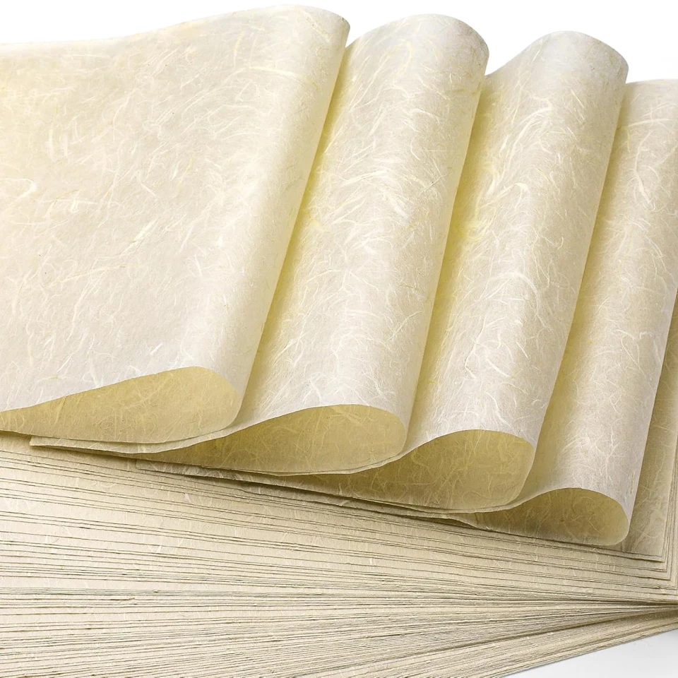 Zxiixz 100Pcs A4 Mulberry Paper Sheets Natural Fiber Rice Papers for Writing Painting, Decorative &Card Making Papers DIY Craft
Zxiixz 100Pcs A4 Mulberry Paper Sheets Natural Fiber Rice Papers for Writing Painting, Decorative &Card Making Papers DIY Craft