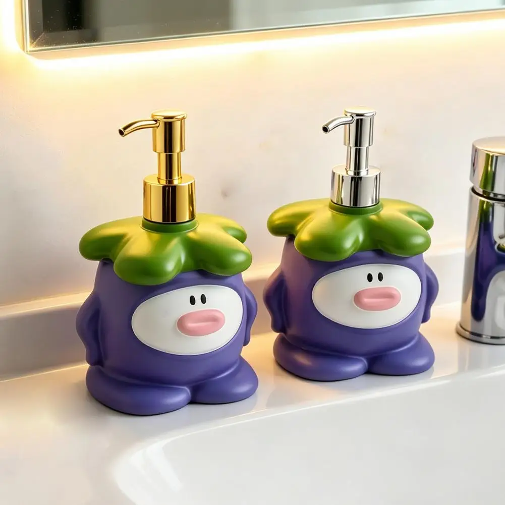450ML Cartoon Mangosteen Soap Dispenser, Refillable Liquid Hand Soap Shower Gel Container, Bathroom Empty Pump Lotion Bottle
450ML Cartoon Mangosteen Soap Dispenser, Refillable Liquid Hand Soap Shower Gel Container, Bathroom Empty Pump Lotion Bottle