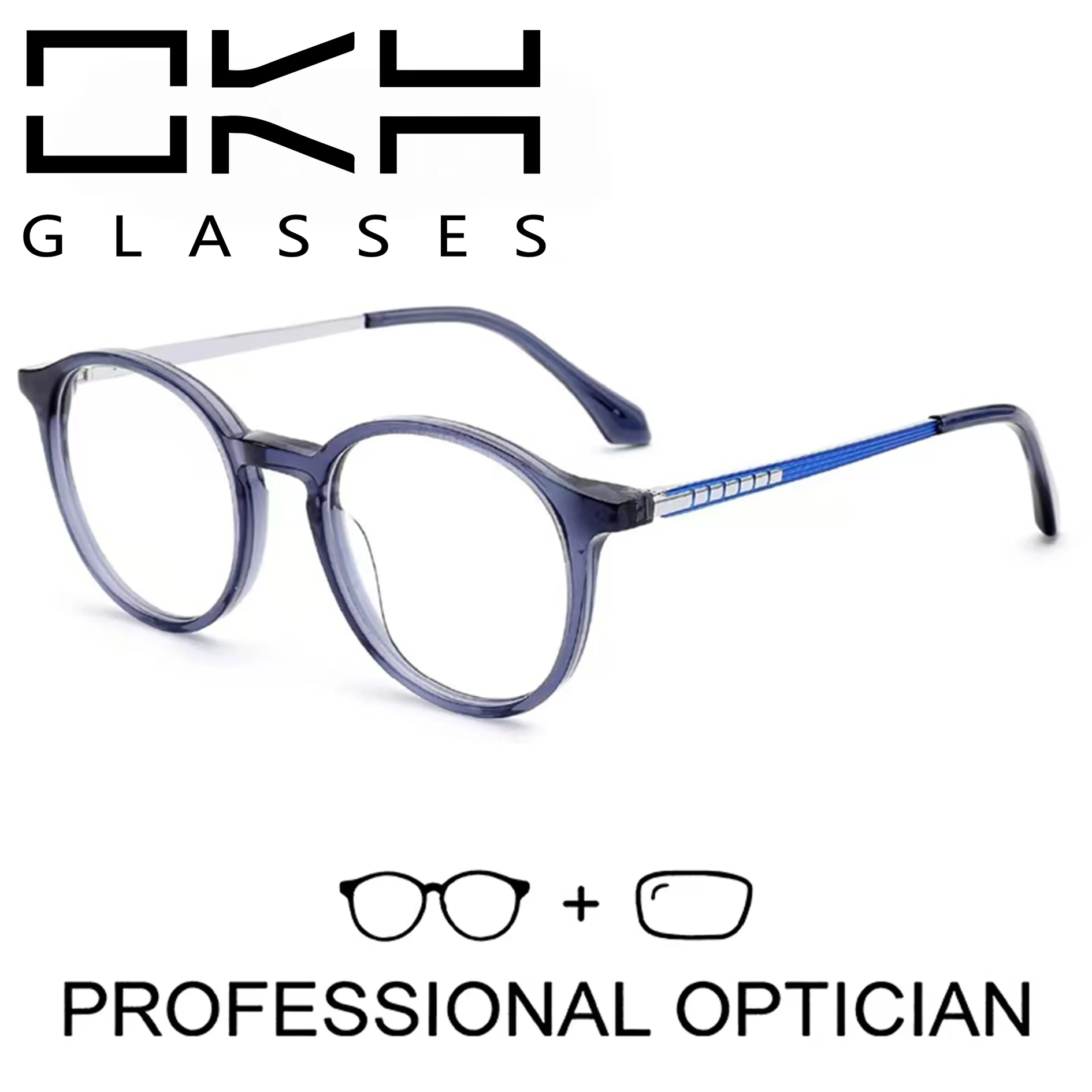 KUO Anti Blue Light Progressive Prescription Eyeglasses Men Women, Custom Myopia Reading Lenses for Office & Outdoor Daily Wear
KUO Anti Blue Light Progressive Prescription Eyeglasses Men Women, Custom Myopia Reading Lenses for Office & Outdoor Daily Wear