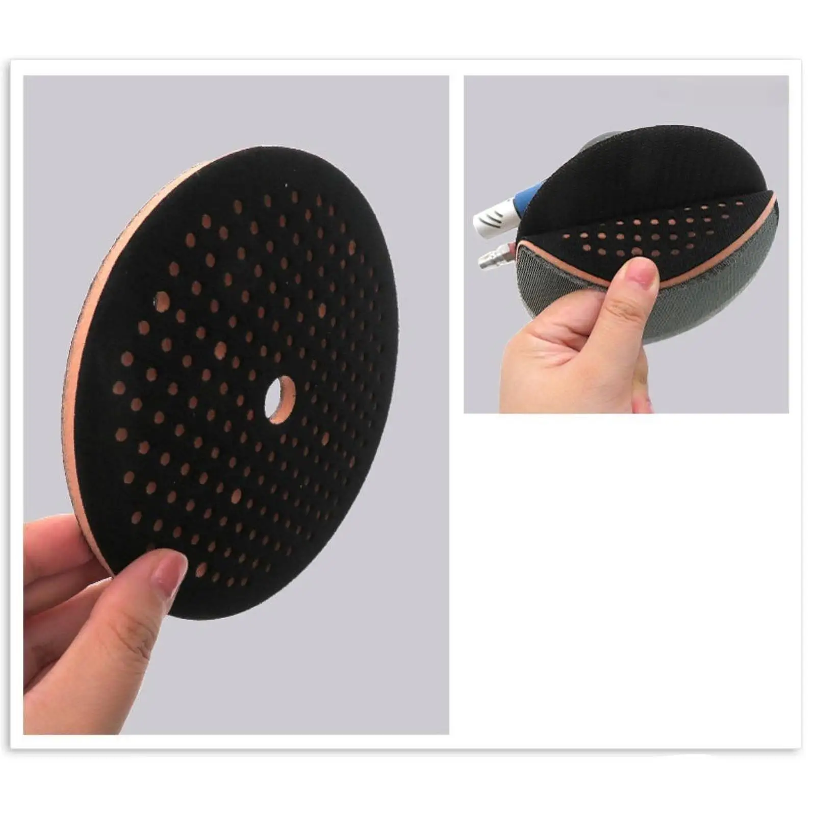 Sanding Pad Interface Pad 6 inch 181 Holes Sanding Disc Sponge Cushion for Woodworking Metal Wood Furniture Orbital Sander
Sanding Pad Interface Pad 6 inch 181 Holes Sanding Disc Sponge Cushion for Woodworking Metal Wood Furniture Orbital Sander