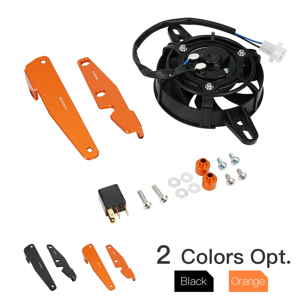 NICECNC Motocross 12V Electric Radiator Cooling Fan Bracket Holder Set For KTM125-500 EXC EXCF XC XCF XCW SX SXF TPi 6D 17-22
NICECNC Motocross 12V Electric Radiator Cooling Fan Bracket Holder Set For KTM125-500 EXC EXCF XC XCF XCW SX SXF TPi 6D 17-22