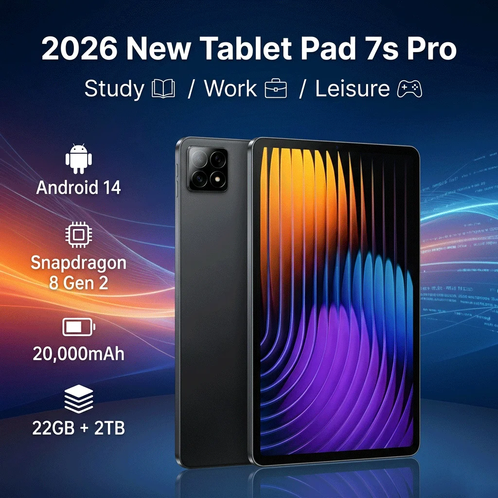 2026 Original Global New Hot Pad 7S Pro 11" 4K Android 14 Tablet 22GB+2TB 20000mAh 5G Dual SIM WiFi GPS
2026 Original Global New Hot Pad 7S Pro 11" 4K Android 14 Tablet 22GB+2TB 20000mAh 5G Dual SIM WiFi GPS