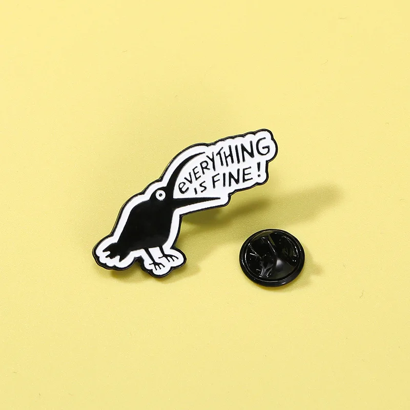 New Hot Selling Cartoon Crow Brooches Alloy Pins Badges Accessories Diy for Clothes Bags Shoes Hat Scarf T-shirt Jeans
New Hot Selling Cartoon Crow Brooches Alloy Pins Badges Accessories Diy for Clothes Bags Shoes Hat Scarf T-shirt Jeans