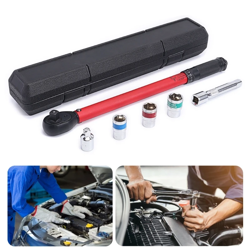 High Carbon Steel Electroplated Torque Wrench Hand Tool for Precise Automotive Mechanical Repair Easy Use in Tight Space 37JD
High Carbon Steel Electroplated Torque Wrench Hand Tool for Precise Automotive Mechanical Repair Easy Use in Tight Space 37JD
