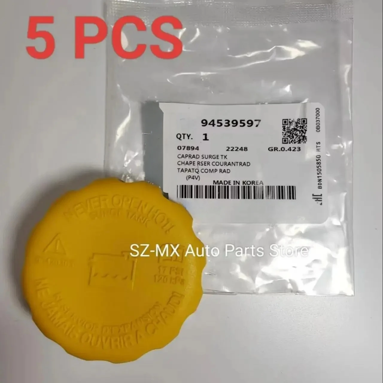 5PCS 94539597 96351578 96312510 Radiator Coolant Reservoir Recovery Tank Cap Cover 1.2Bar For GM Chevrolet Aveo Daewoo Lanos
5PCS 94539597 96351578 96312510 Radiator Coolant Reservoir Recovery Tank Cap Cover 1.2Bar For GM Chevrolet Aveo Daewoo Lanos