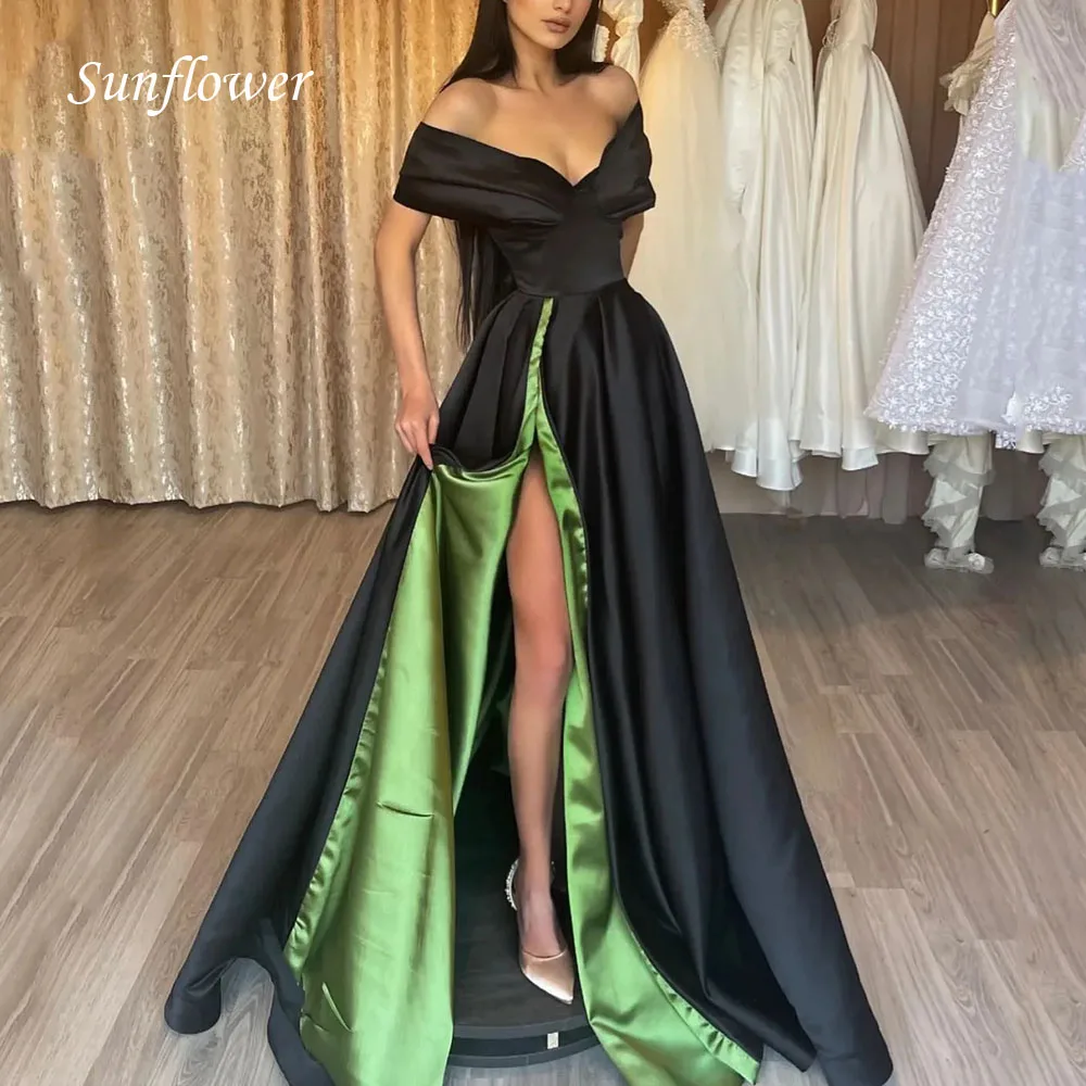 Sunflower Deep V-Neck Prom Gowns A-LINE Short Sleeve Evening Dress Slim Satin Floor-Length Party Dress 2023 High-end Custom
Sunflower Deep V-Neck Prom Gowns A-LINE Short Sleeve Evening Dress Slim Satin Floor-Length Party Dress 2023 High-end Custom