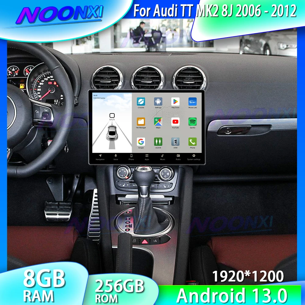 13.1" CarPlay Android Auto Automotive Multimedia GPS Navi DSP IPS Smart Car Systems for Audi TT MK2 8J 2006-2012
13.1" CarPlay Android Auto Automotive Multimedia GPS Navi DSP IPS Smart Car Systems for Audi TT MK2 8J 2006-2012