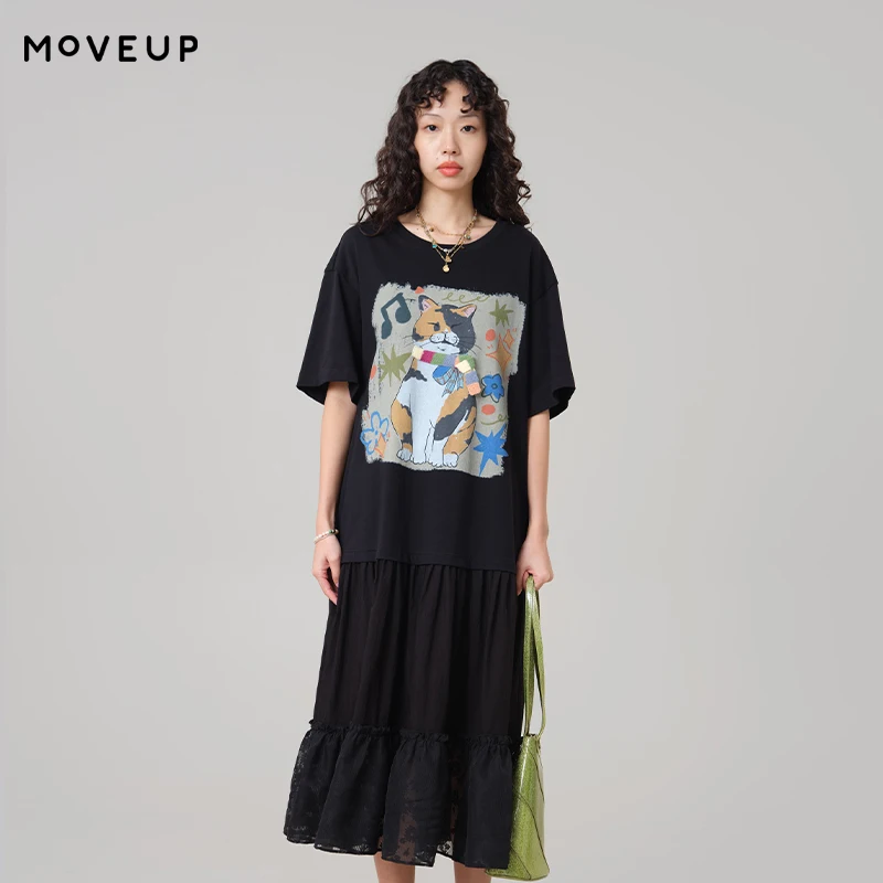 MOVEUP Short Sleeves Round Neck Dress 2026 Summer Print Pocket Splicing Pleated Hollow Hem Casual Knitted A-Line Dress 3ELX11325
MOVEUP Short Sleeves Round Neck Dress 2026 Summer Print Pocket Splicing Pleated Hollow Hem Casual Knitted A-Line Dress 3ELX11325