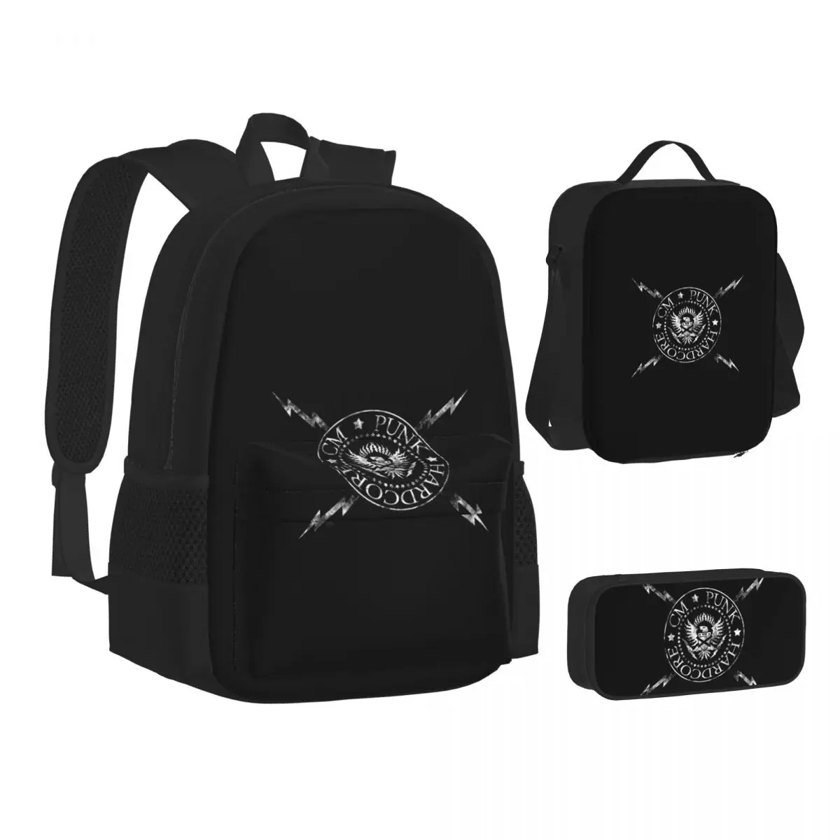Cm Punk Logo Backpacks Boys Girls Bookbag Students School Bags Kids Rucksack Lunch Bag Pen Bag Three-Piece Set
Cm Punk Logo Backpacks Boys Girls Bookbag Students School Bags Kids Rucksack Lunch Bag Pen Bag Three-Piece Set