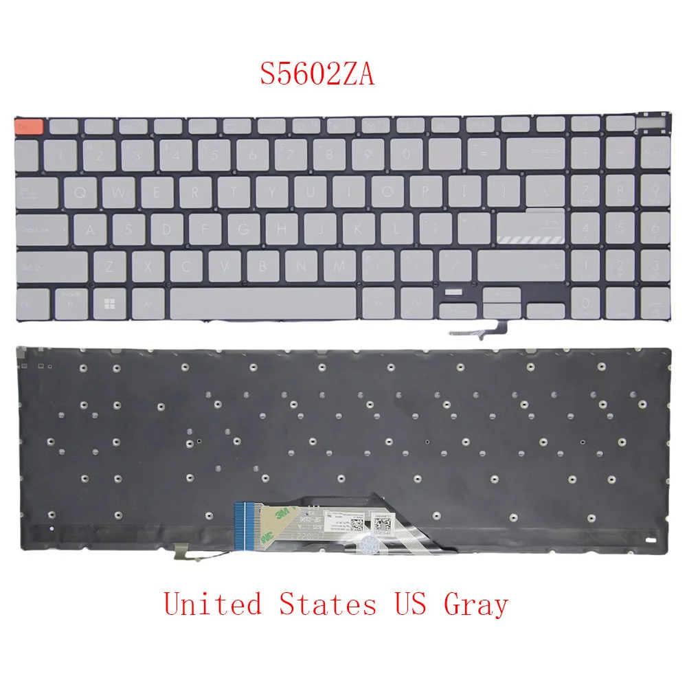 Клавиатура для ноутбука ASUS Vivobook S 16X K5602ZA S5602ZA N5602ZA M5602QA M5602RA с подсветкой, США, серый
Клавиатура для ноутбука ASUS Vivobook S 16X K5602ZA S5602ZA N5602ZA M5602QA M5602RA с подсветкой, США, серый