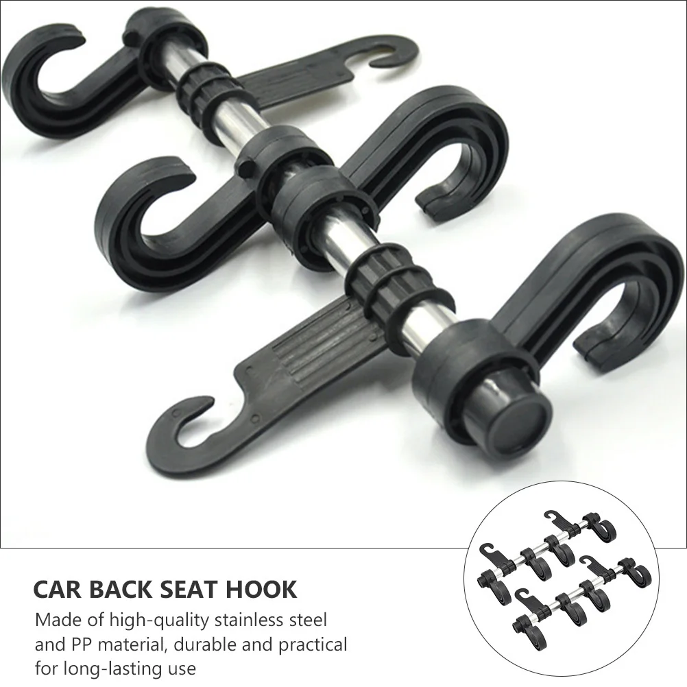 2pcs Car Seat Hook Stainless Steel Pp Rotatable Hidden Design Easy Install No Tools For Back Seat Storage Organizer Auto
2pcs Car Seat Hook Stainless Steel Pp Rotatable Hidden Design Easy Install No Tools For Back Seat Storage Organizer Auto
