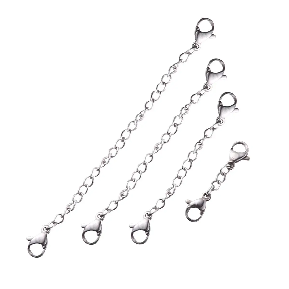 6 Pcs Lobster Buckle Extension Chain Bracelet Extender Jewelry Clasps for Making Necklaces Supplies Safety
6 Pcs Lobster Buckle Extension Chain Bracelet Extender Jewelry Clasps for Making Necklaces Supplies Safety