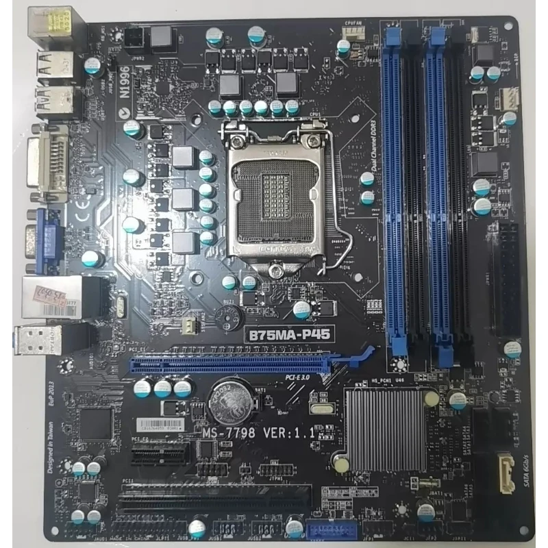 Used B75MA-P45 Micro ATX Motherboard LGA 1155 Support 2nd 3rd Gen Intel Core CPU DDR3 RAM Mainboard for MSI
Used B75MA-P45 Micro ATX Motherboard LGA 1155 Support 2nd 3rd Gen Intel Core CPU DDR3 RAM Mainboard for MSI